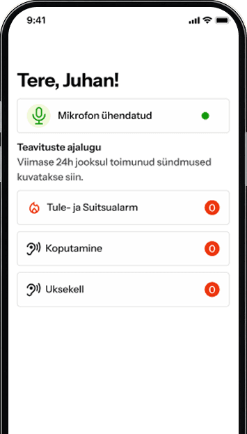 Soundfr helituvastuse rakenduse eelvaade
